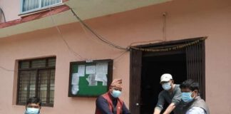 मकवानपुर जिल्ला बचत संघद्वारा इन्द्रसरोवर गाउँपालिकालाई स्वास्थ्य सामग्री सहयोग